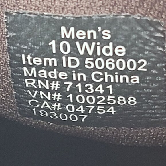 L.L.Bean Men's Brown Slip-On Mesh Casual Shoes 506002 US Size 10W - Picture 8 of 8